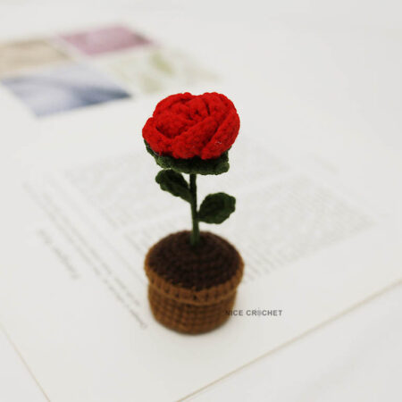 crochet simple rose