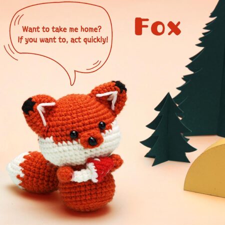 fox crochet kit