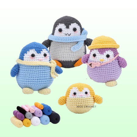 penguin crochet kit