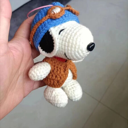 crochet toy dog
