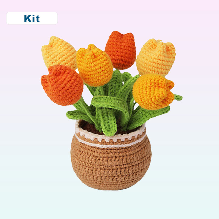 crochet kit flower