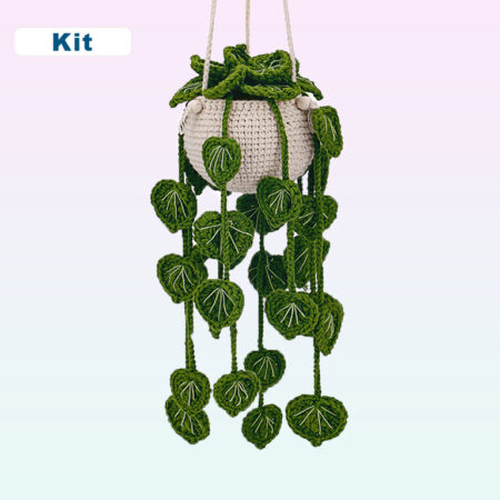 crochet hanging flower